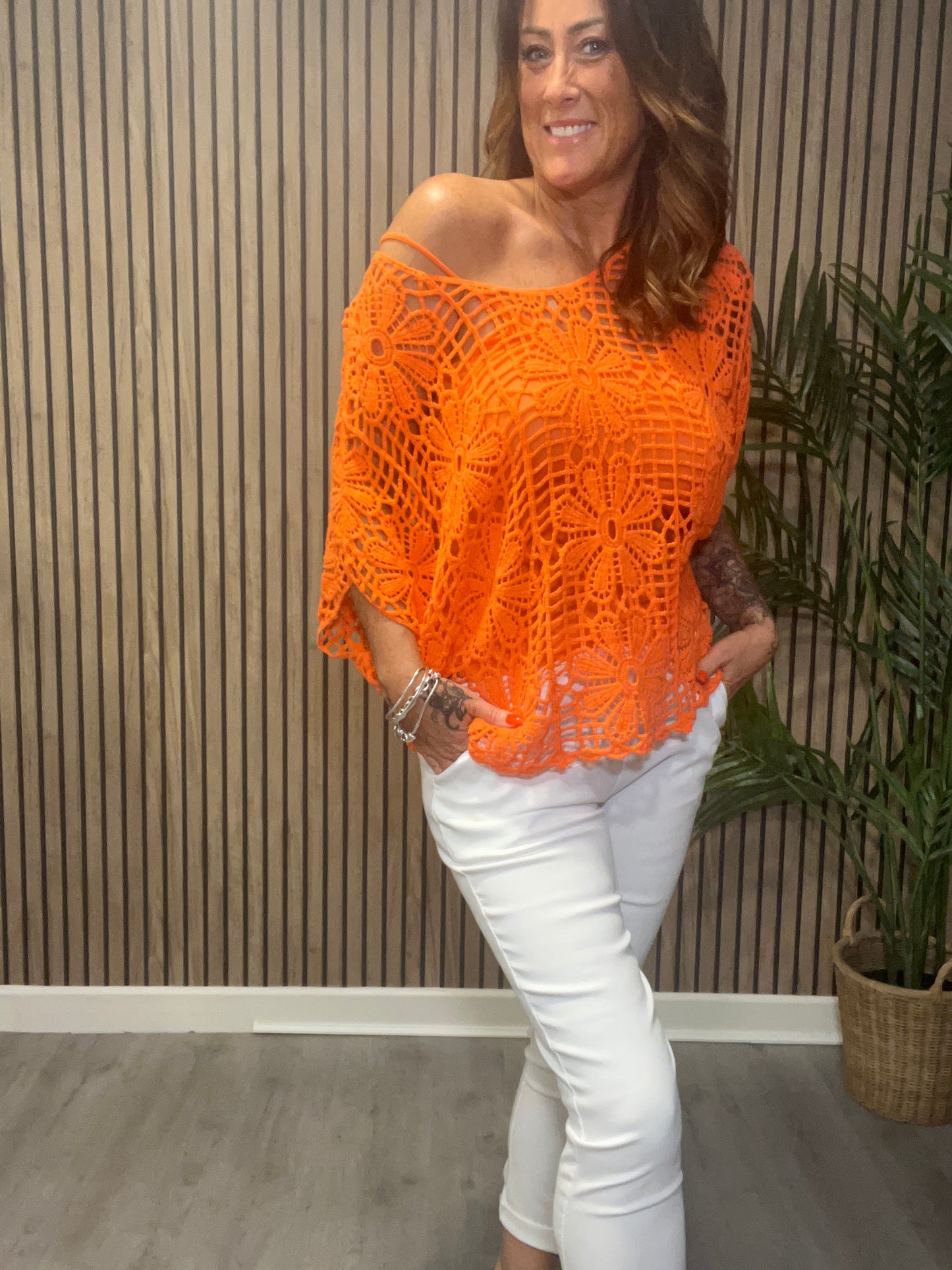 Two Piece Daisy Crochet Top