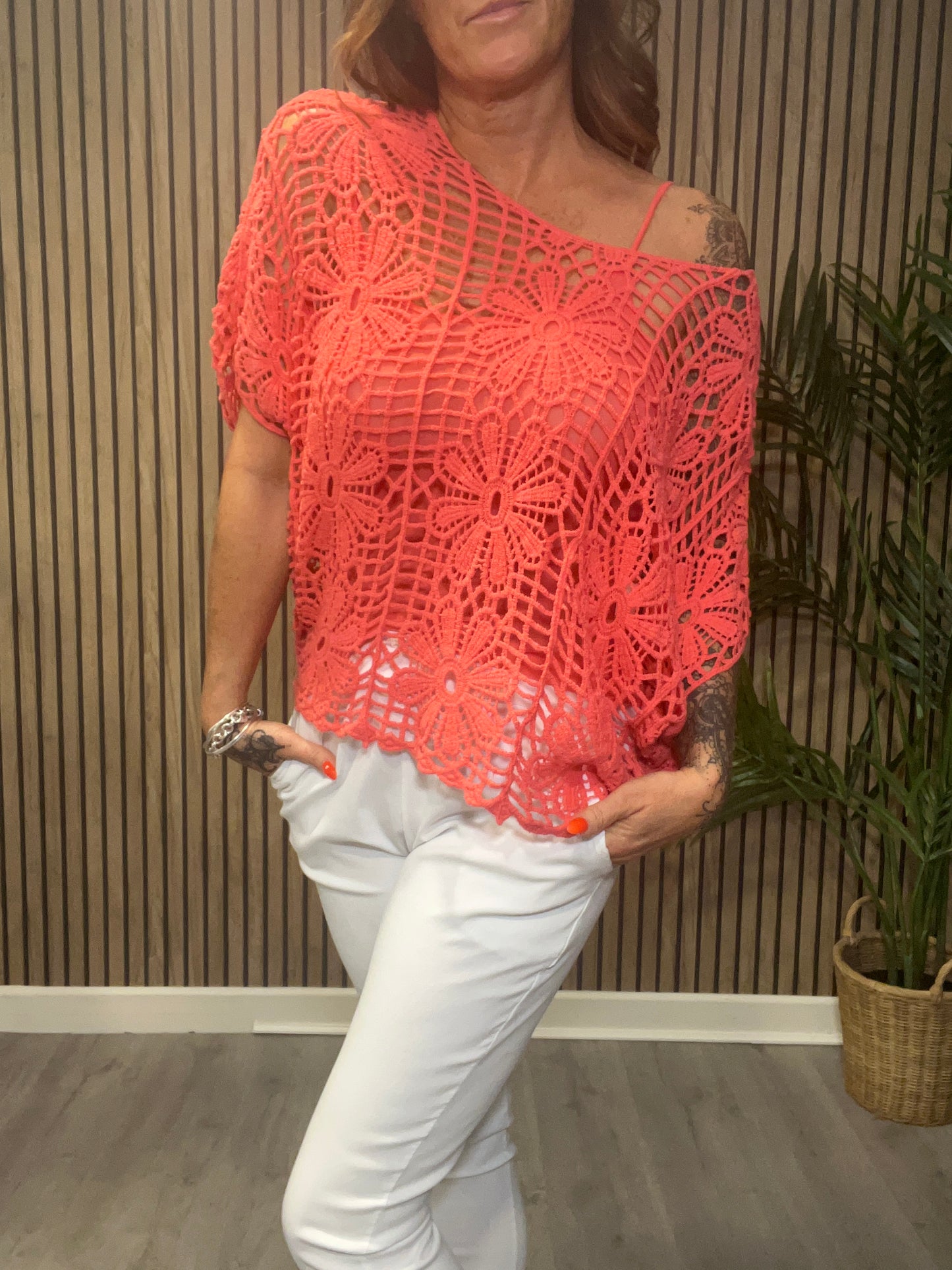 Two Piece Daisy Crochet Top