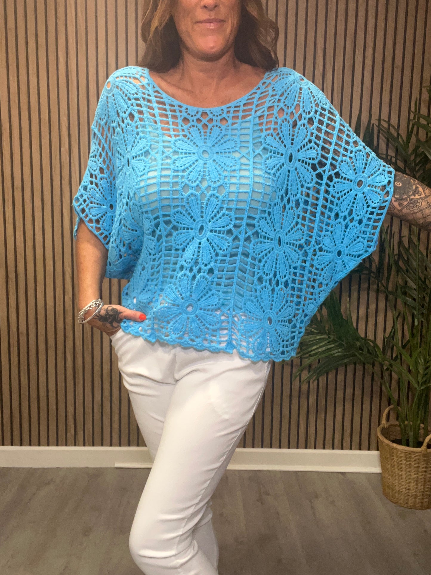 Two Piece Daisy Crochet Top