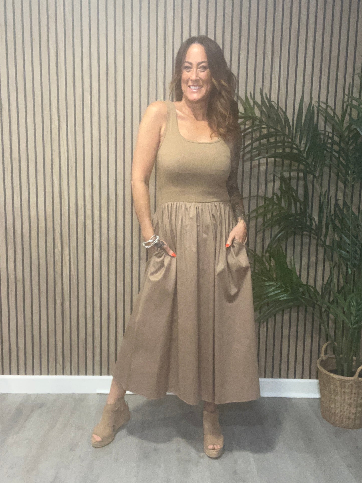 Plain Half Dress