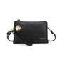 Buckle Crossover/Clutch Bag In Black