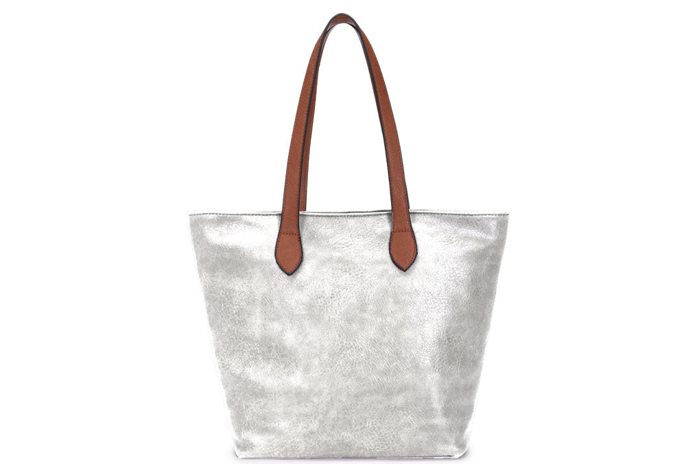 Tote Bag In Silver