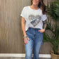 Leopard Heart T-Shirt