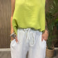 Drawstring Linen Trousers