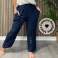 Linen Wide Leg Trousers