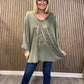 Oversized Love Lightweight Knit In Khaki