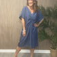 Denim Twist Dress