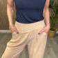 Button Wide Leg Trousers