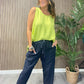 Drawstring Linen Trousers