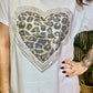 Leopard Heart T-Shirt