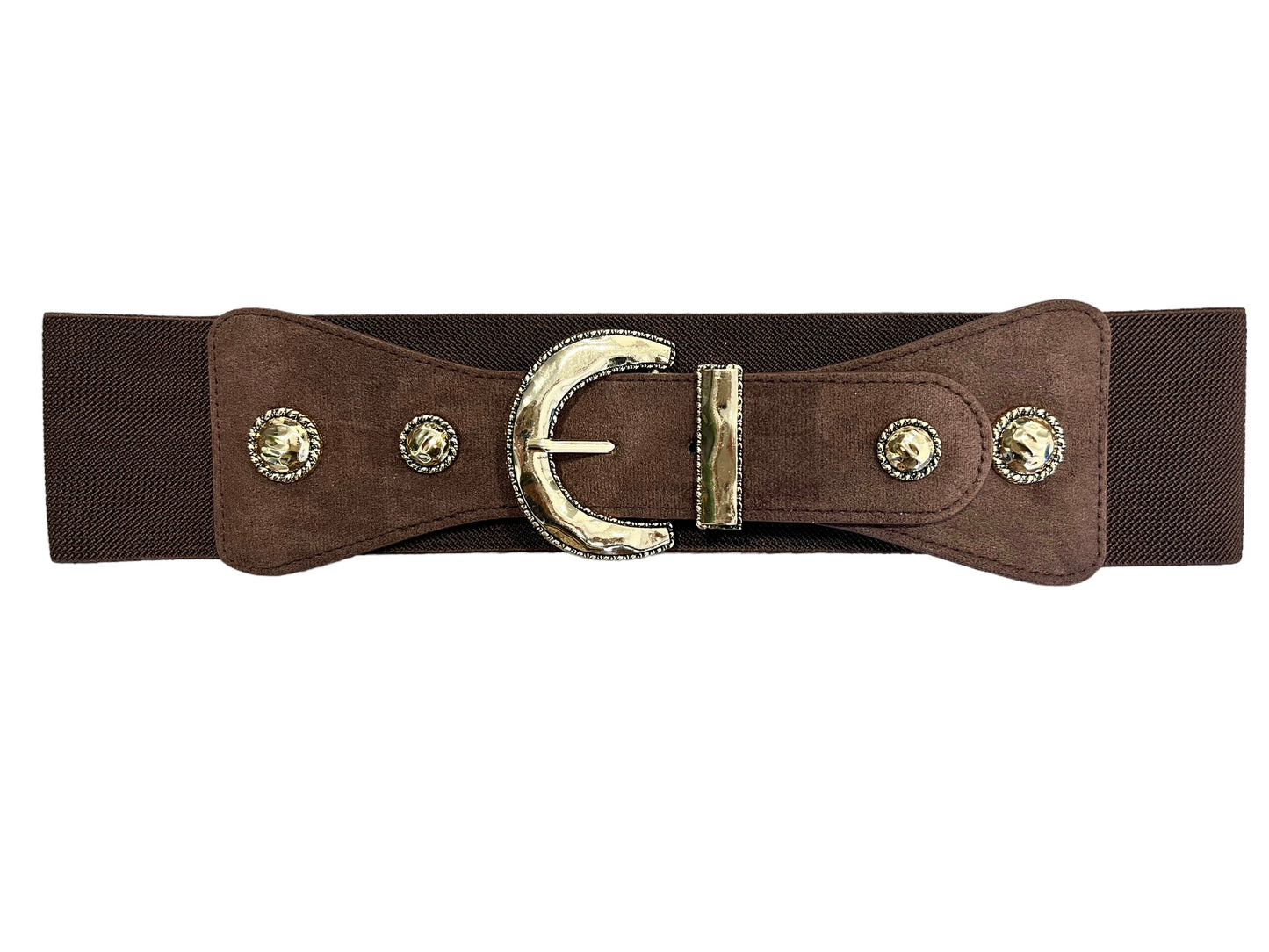 Stud Belt In Brown