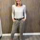 Chenille Belted Trousers