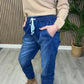 Cuffed Jogger Jeans