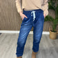 Cuffed Jogger Jeans