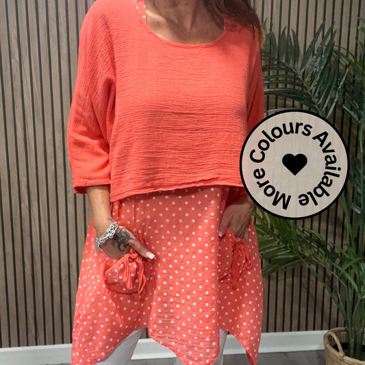 Two Piece Spotty Tunic