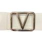 V Belt In White